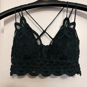 Beautiful forest green bramie/bralette.